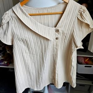 Ribbed style Blouse for Women. Only wore once.